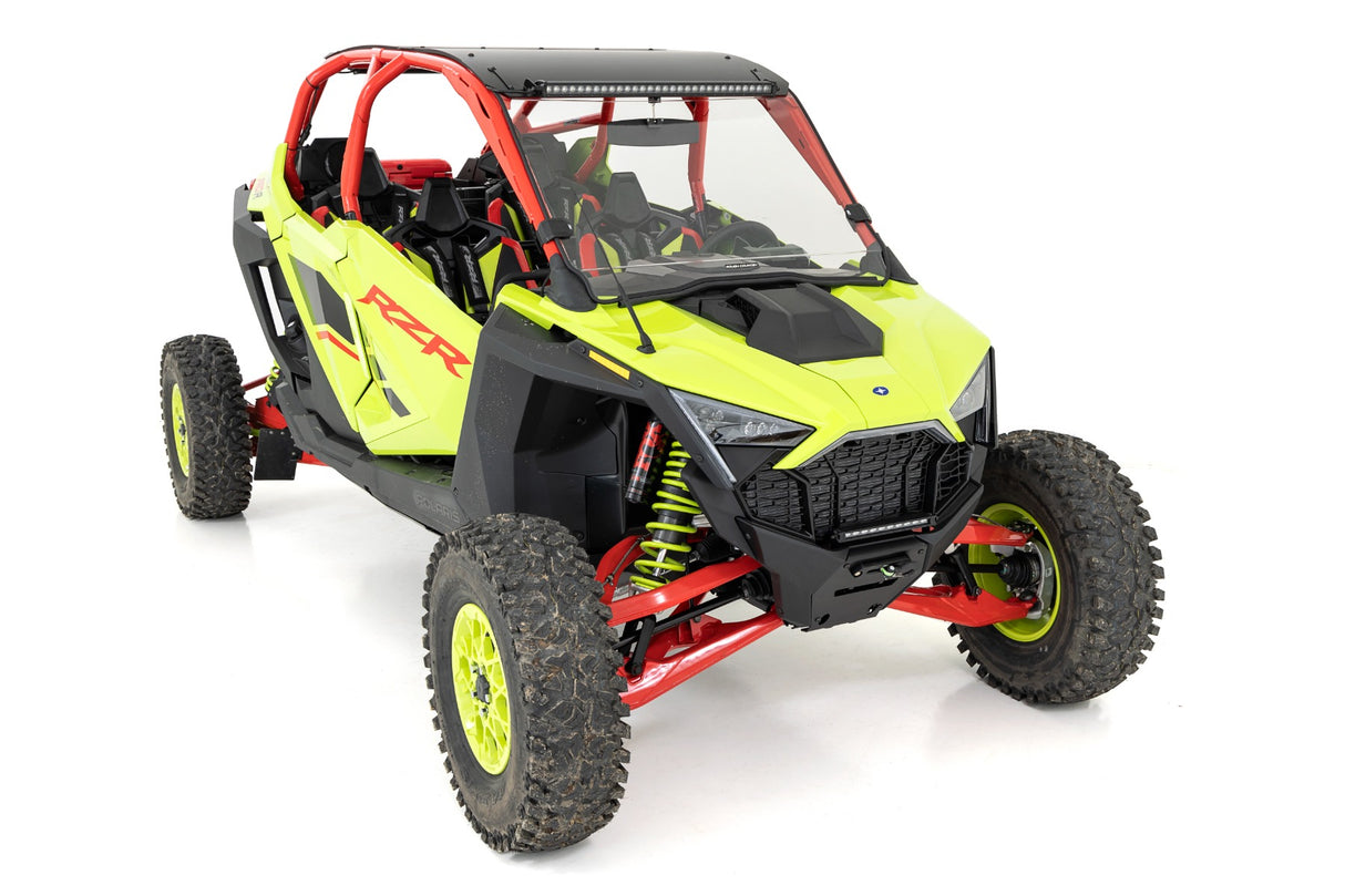 LED Light | Winch Mount | RS4500S | 10" Black Slimline | Polaris RZR Pro R