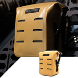 RAVEK MOLLE Quick-Attach Waterproof Zipperless Pouch – Desert Tan (7" x 5.5" x 3.25")