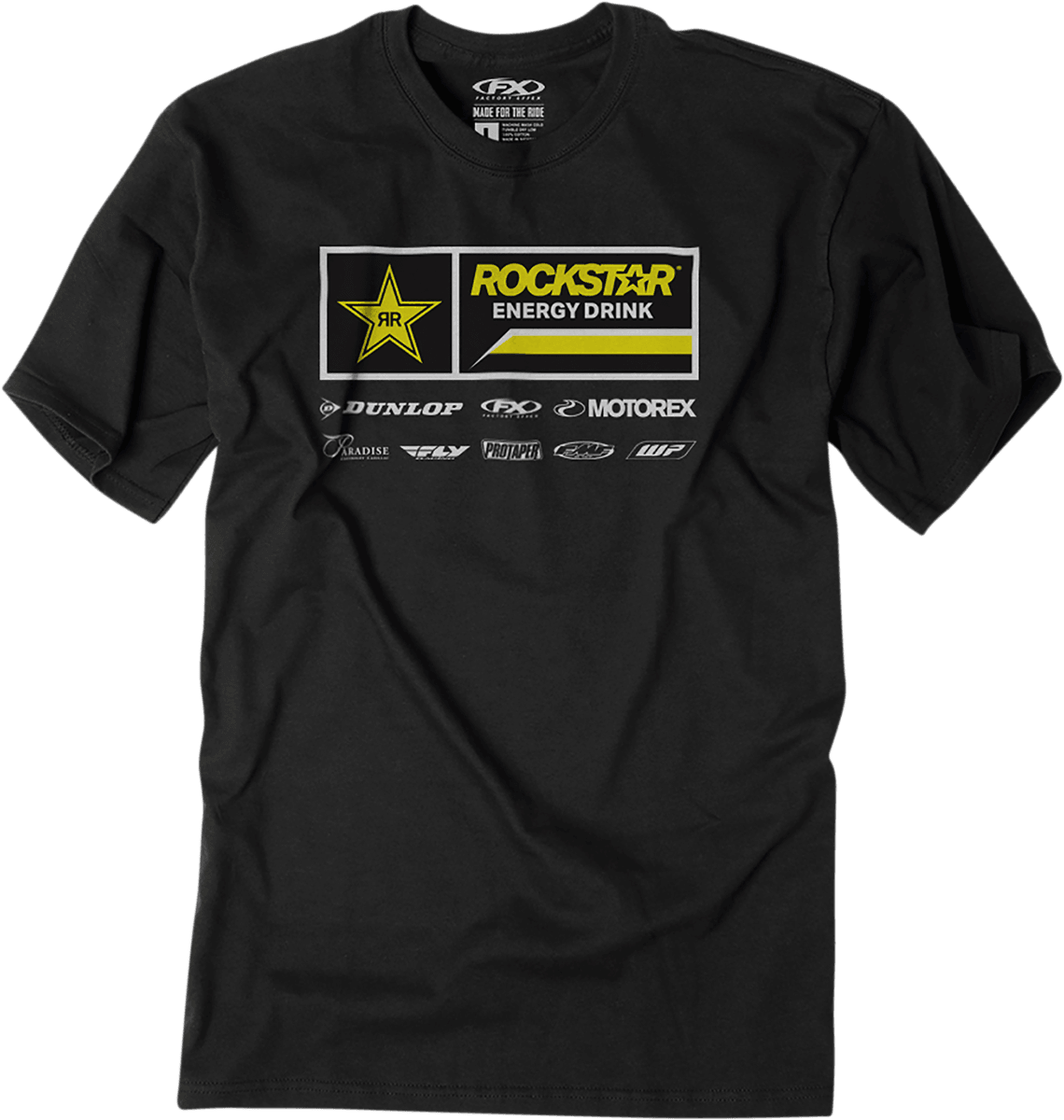 FACTORY EFFEX Rockstar 21 Racewear T-Shirt - Black - Medium 24-87622