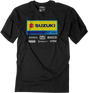 FACTORY EFFEX Suzuki 21 Racewear T-Shirt - Black - Large 24-87424