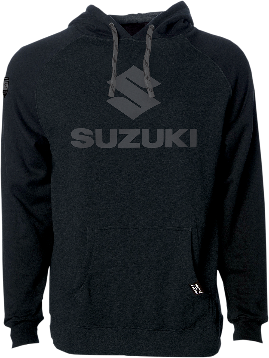 FACTORY EFFEX Suzuki Shadow Pullover Hoodie - Black - Large 25-88404