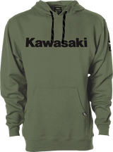 FACTORY EFFEX Kawasaki Squad Pullover Hoodie - Army Green - XL 26-88106