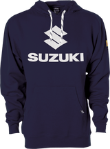 FACTORY EFFEX Suzuki Vertical Pullover Hoodie - Navy - Medium 26-88402