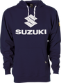 FACTORY EFFEX Suzuki Vertical Pullover Hoodie - Navy - Large 26-88404