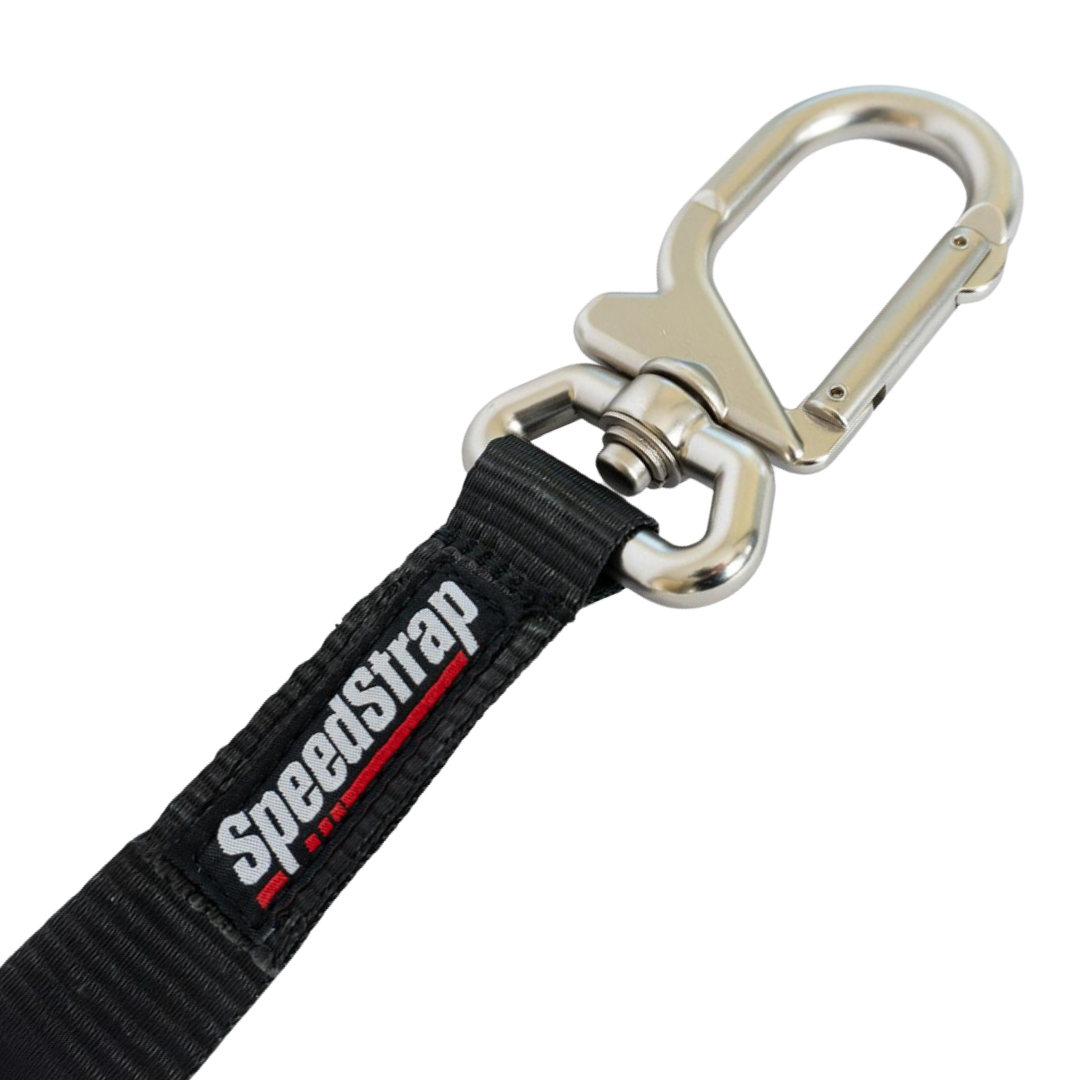 SpeedStrap 1.25" × 7 ft Motorcycle Tie-Downs – Sliding Ratchet 2-Pack