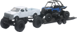 NEW RAY TOYS Pick Up w/ Polaris RZR XP1000 EPS - Black/White/Blue 50066