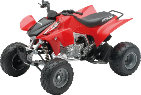 NEW RAY TOYS Honda TRX 450R ATV - 1:12 Scale - Red/Black 57093A