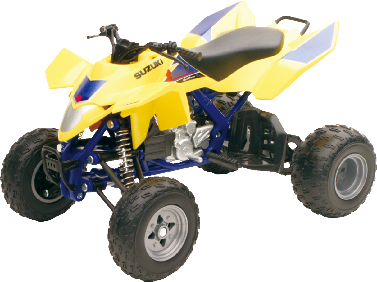 NEW RAY TOYS Suzuki Quadracer R450 ATV - 1:12 Scale - Black/Yellow 43393