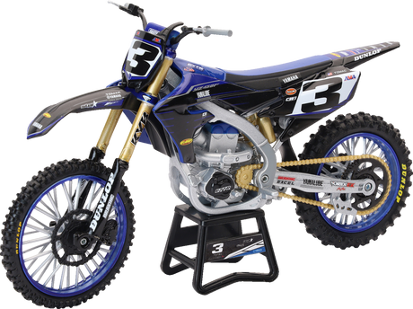 NEW RAY TOYS Yamaha Factory Race Team Bike - Eli Tomac - 1:12 Scale - Blue/Black 58323