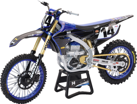 NEW RAY TOYS Yamaha Factory Race Team Bike - Dylan Ferrandis - 1:12 Scale - Blue/Black 58333