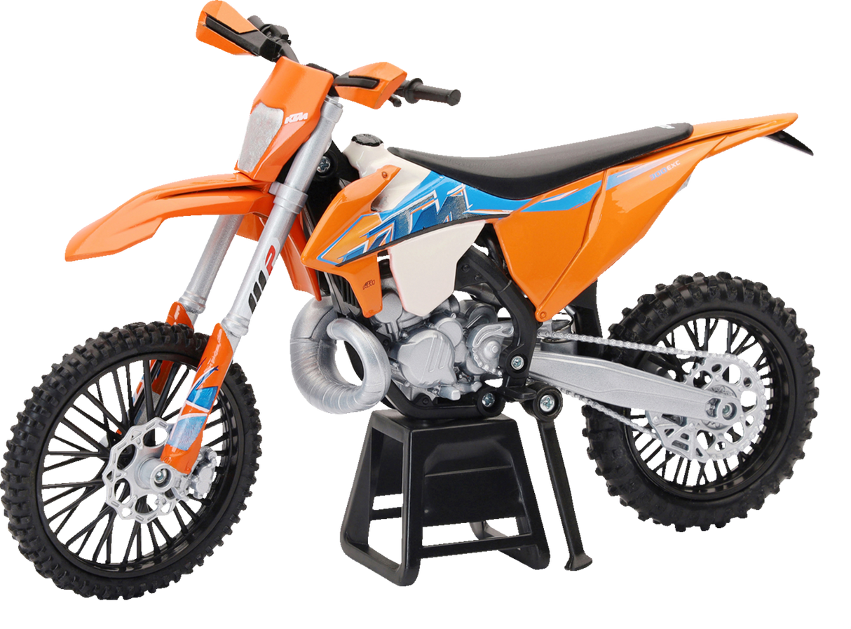 NEW RAY TOYS KTM 300 EXC TPI Enduro Dirt Bike - 1:12 Scale - Orange/Black/White 58373