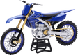 NEW RAY TOYS Yamaha YZ450F Dirt Bike - 1:12 Scale - Blue/Gold/Black 58313