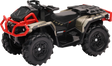 NEW RAY TOYS Mini Outlander - 1:18 Scale - Black/Brown/Red - without Plow 07373