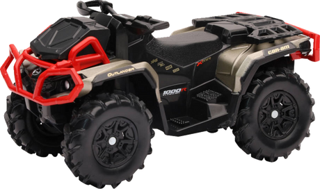 NEW RAY TOYS Mini Outlander - 1:18 Scale - Black/Brown/Red - without Plow 07373