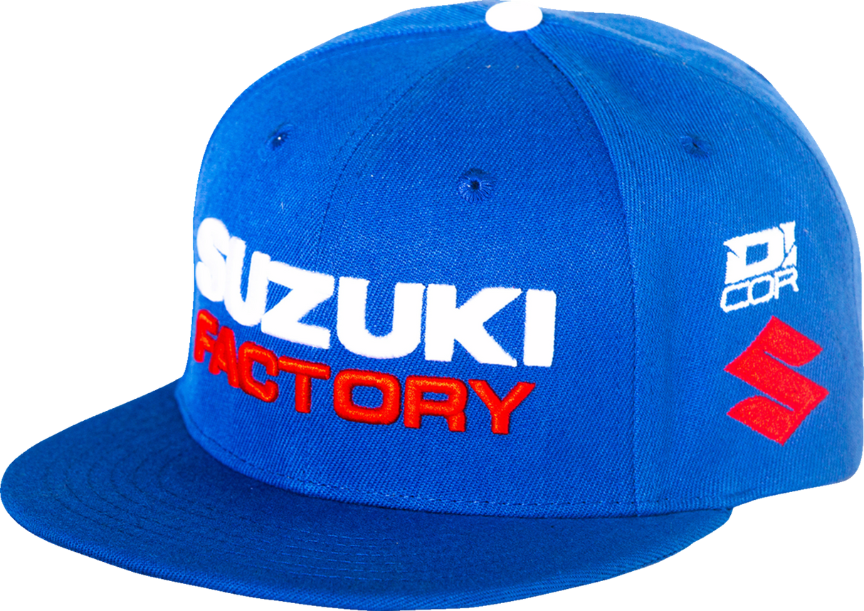 D'COR VISUALS Suzuki Factory Hat - Blue 70-150-1