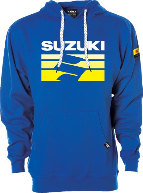 FACTORY EFFEX Suzuki Fade Pullover Hoodie - Royal - Large 27-88404