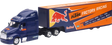 NEW RAY TOYS Peterbilt Red Bull KTM Race Team Truck - 1:43 Scale - Blue/Orange 15973