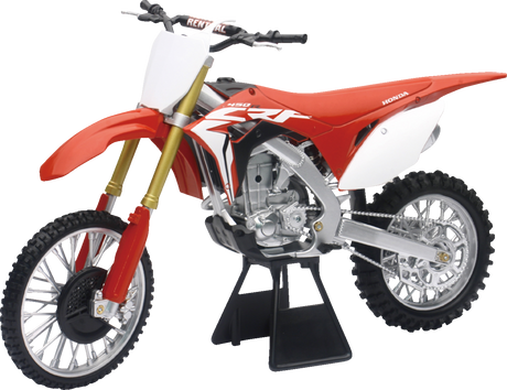 NEW RAY TOYS Honda CRF450R Dirt Bike - 1:6 Scale - Red/White 49583