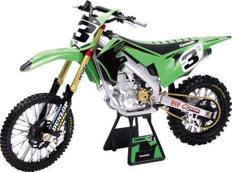 NEW RAY TOYS Kawasaki Race Team Bike 2019 - Eli Tomac - 1:6 Scale - Green/Black 49663