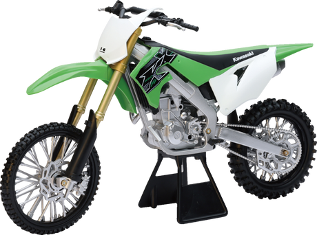 NEW RAY TOYS Kawasaki KX 450F 2019 Dirt Bike - 1:6 Scale - Green/White/Black 49653