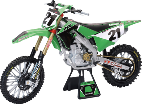 NEW RAY TOYS Kawasaki Race Team Bike - Jason Anderson - 1:6 Scale - Green/Black 49733