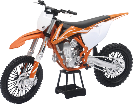 NEW RAY TOYS KTM 450 SX-F 2018 Dirt Bike - 1:10 Scale - Orange/Black/White 57943