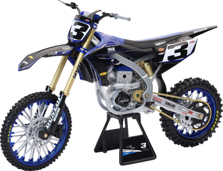 NEW RAY TOYS Yamaha Factory Race Team Bike - Eli Tomac - 1:6 Scale - Black/Blue 49713