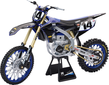 NEW RAY TOYS Yamaha Factory Race Team Bike - Dylan Ferrandis - 1:6 Scale - Black/Blue/Gold 49723