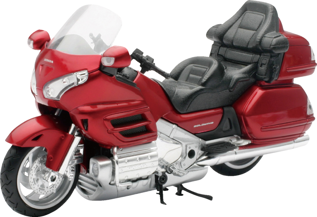 NEW RAY TOYS Honda Gold Wing 2010 - 1:12 Scale - Red 57253A