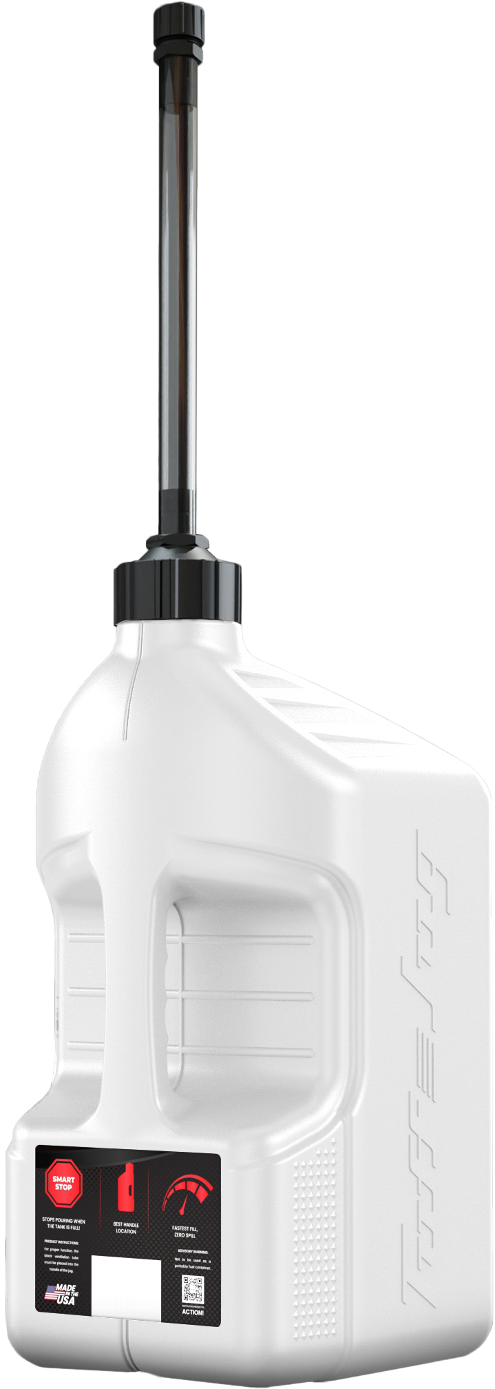 Utility Container White W/ Autostop Spout 5 Gal