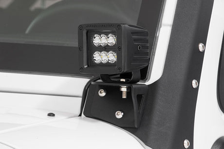 2 Inch Black Series LED Light Pods | Spot | Square