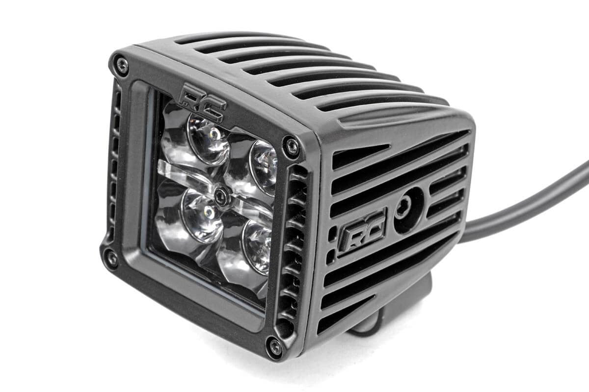 2 Inch Black Series LED Light Pods | Spot | Square |  Amber DRL