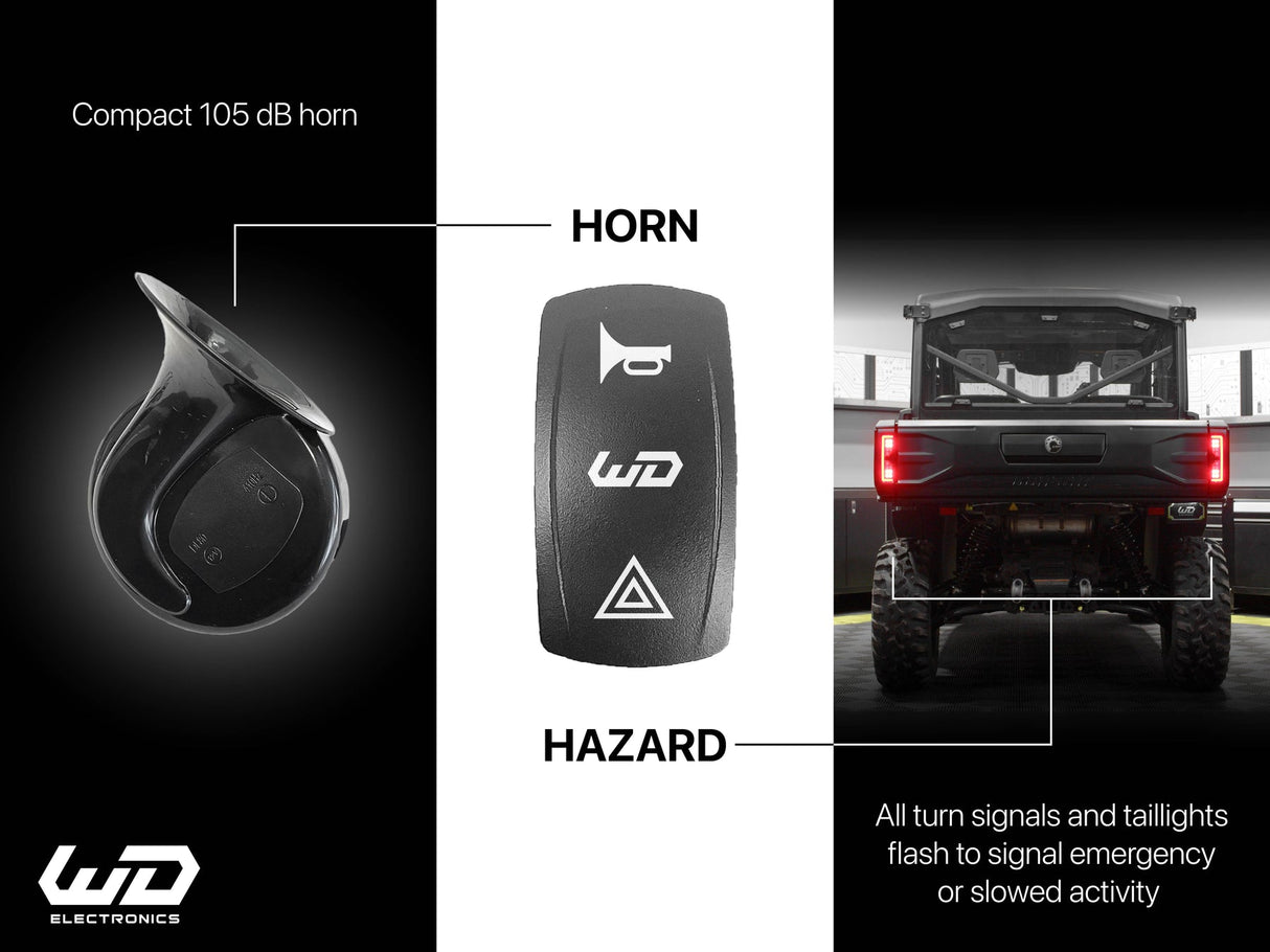 2026+ Can-Am Defender HD11 Signal Pro Turn Signal Kit with Replacement Signature Lights