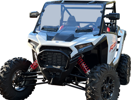 SEIZMIK Mirrors - Trailrider - Side View - Rectangle - Black - 1.75"/2" ROPS - Pair 56-18113