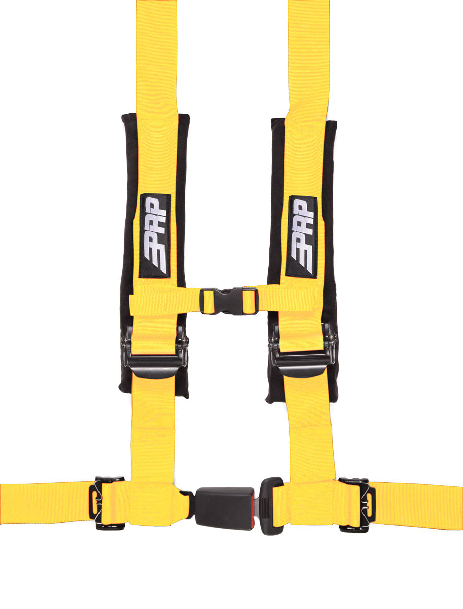 YELLOW PRP 4-point 2" Auto Latch Harness