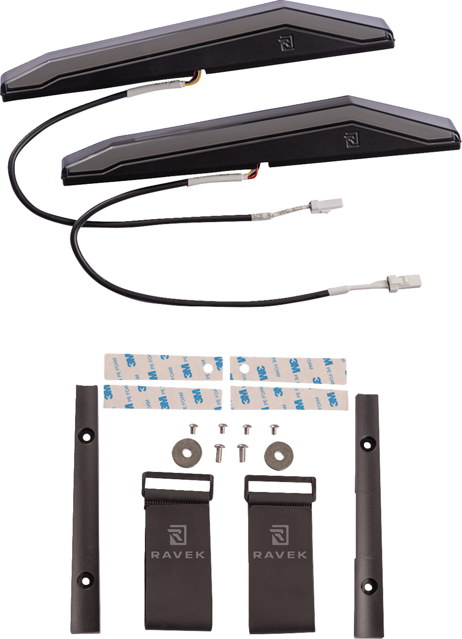 RAVEK Running/Brake Light - Red - Wolverine 69-106