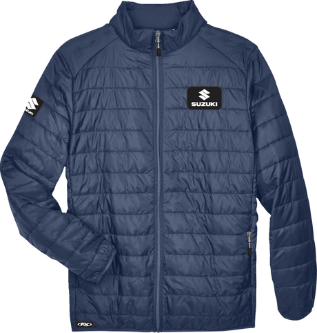 FACTORY EFFEX Suzuki Puffer Jacket - Navy - Large 28-85414