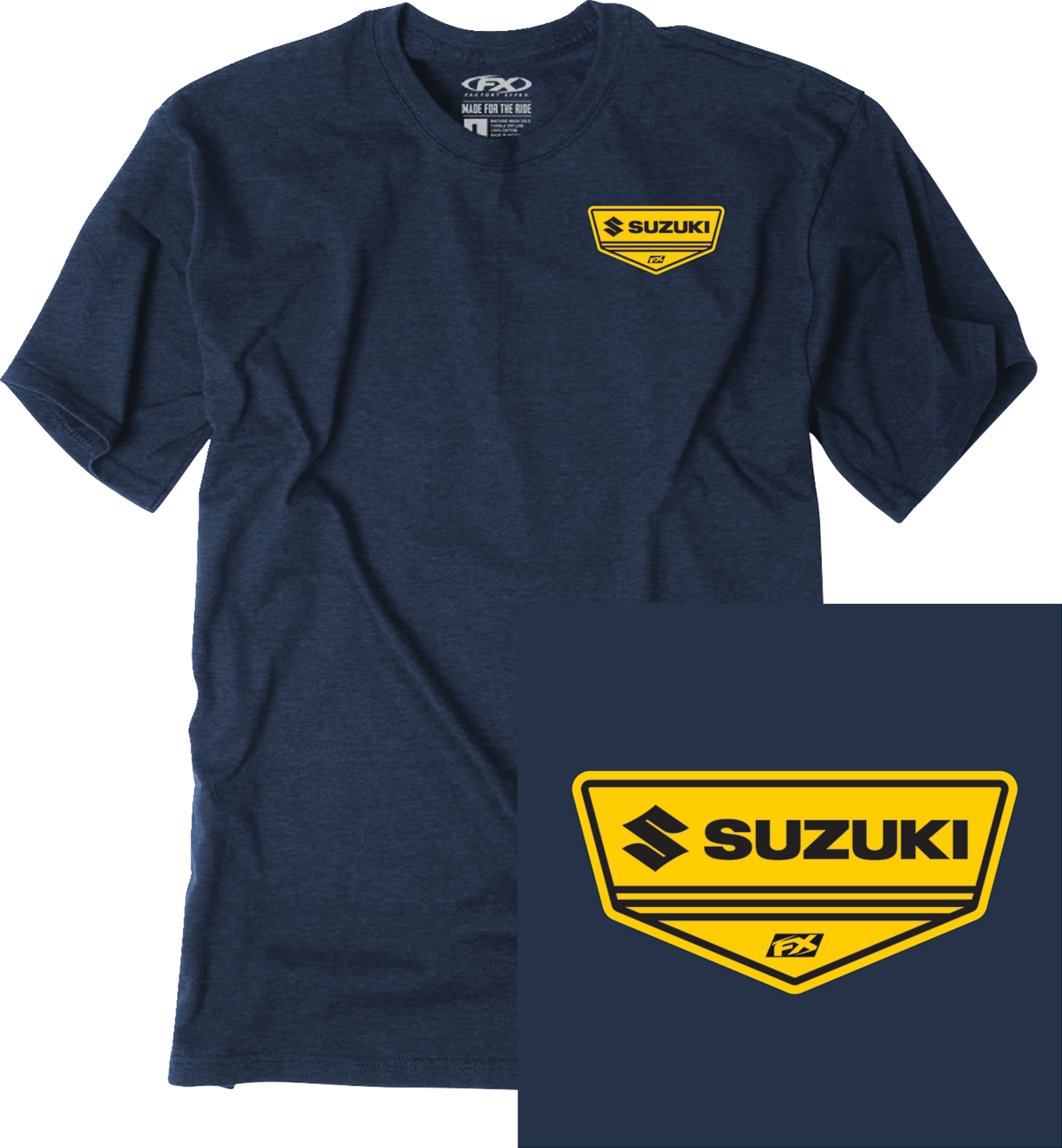 FACTORY EFFEX Suzuki Apex RM T-Shirt - Navy - Large 28-87424