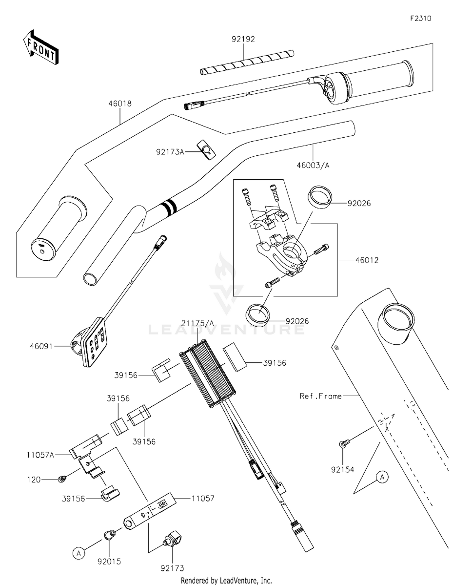 Kawasaki Elektrode Throttle Grip Assembly