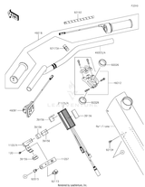 Kawasaki Elektrode Throttle Grip Assembly