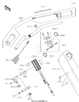 Kawasaki Elektrode Throttle Grip Assembly