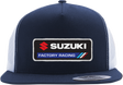 FACTORY EFFEX Suzuki Factory Hat - Navy/White 22-86404