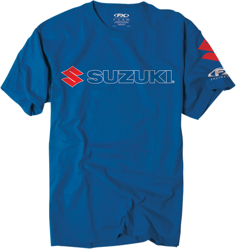 FACTORY EFFEX Suzuki Team T-Shirt - Royal Blue - Large 15-88462
