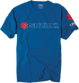 FACTORY EFFEX Suzuki Team T-Shirt - Royal Blue - Large 15-88462