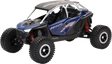 NEW RAY TOYS Polaris RZR Pro R4 Rock Crawler - 1:18 Scale - Azure Crystal 58466A