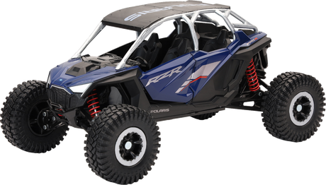 NEW RAY TOYS Polaris RZR Pro R4 Rock Crawler - 1:18 Scale - Azure Crystal 58466A