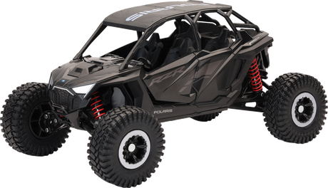 NEW RAY TOYS Polaris RZR Pro R4 Rock Crawler - 1:18 Scale - Stealth Black 58466B