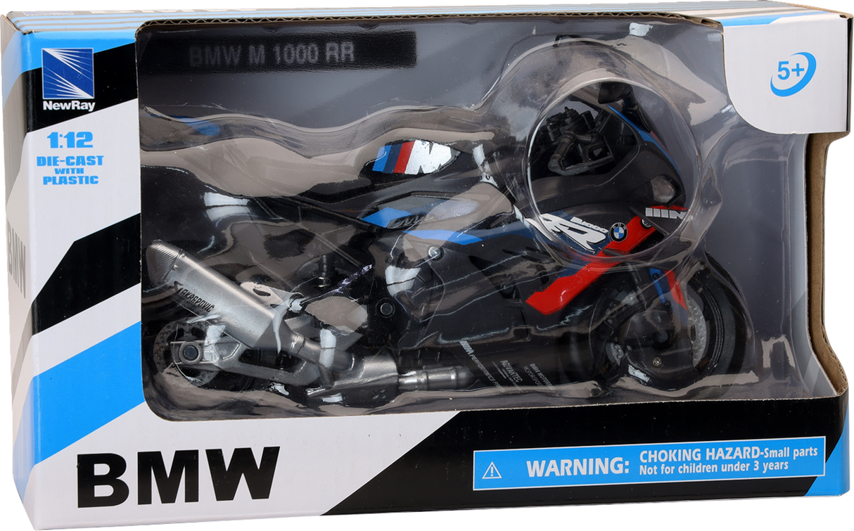 NEW RAY TOYS BMW M1000RR Mini Bike - 1:12 Scale 58443