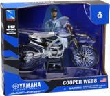 NEW RAY TOYS Yamaha YZ450F Dirt Bike - 1:12 Scale - Cooper Webb #2 58483