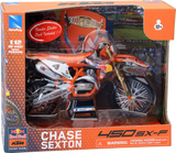 NEW RAY TOYS Red Bull KTM 450 SX-F - Chase Sexton #4 - 1:12 Scale 58473